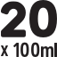 20 x 100 ml 20 x 100 ml